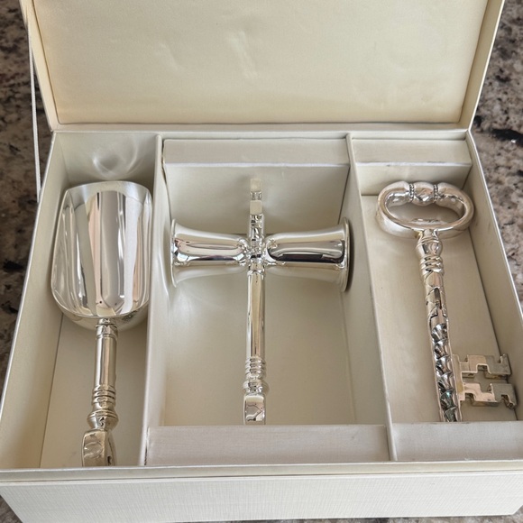 Neiman Marcus Elegant Silver Bar Tool Trio - Picture 3 of 7